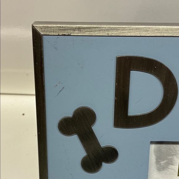 Blue and Silver Dog Picture Frame - Picture 3 of 6